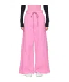Mm6 Maison Margiela Pink Drawstring Jeans In Pink