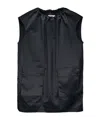 Mm6 Maison Margiela Drawstring-neck Cargo Minidress In Black