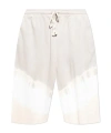 Mm6 Maison Margiela Tie-dye Track Shorts In White