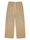 Mm6 Maison Margiela Paint Splatter Wide Leg Gabardine Pants
