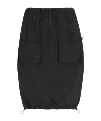 MM6 MAISON MARGIELA MM6 MAISON MARGIELA GABARDINE MIDI SKIRT