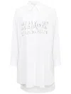 Mm6 Maison Margiela Chemisier Dress With Print In White