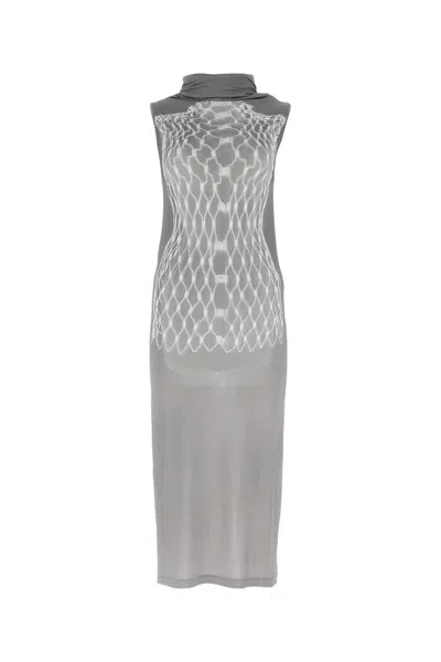 Mm6 Maison Margiela Dress In Grey