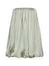 Mm6 Maison Margiela Viscose Satin Mini Dress In Iguana