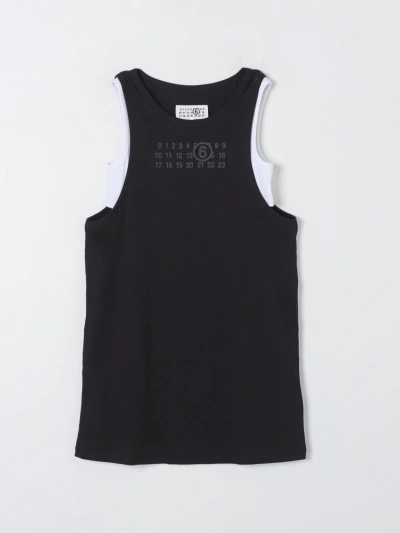 MM6 MAISON MARGIELA DRESS MM6 MAISON MARGIELA KIDS COLOR BLACK,401303002