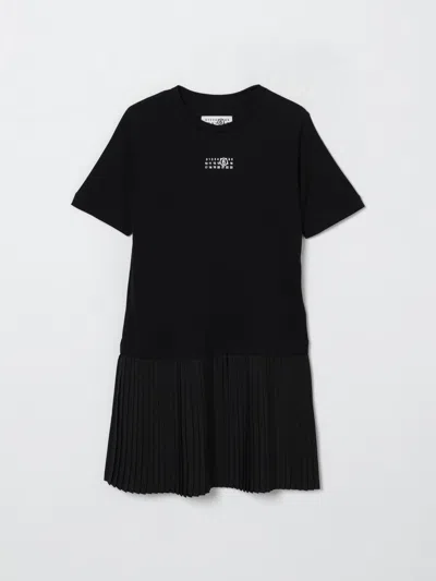 Mm6 Maison Margiela Dress  Kids Color Black In Animal Print