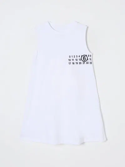 Mm6 Maison Margiela Dress  Kids Color White In Weiss