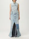 Mm6 Maison Margiela Maxi Dresses Patchwork Detail