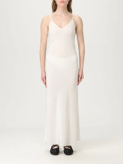 MM6 MAISON MARGIELA DRESS MM6 MAISON MARGIELA WOMAN COLOR WHITE,G76280001