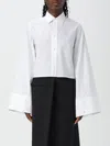 MM6 MAISON MARGIELA SHIRT MM6 MAISON MARGIELA WOMAN COLOR WHITE,F80465001