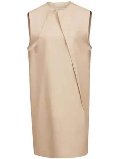 MM6 MAISON MARGIELA MM6 MAISON MARGIELA DRESS WITH CAP SLEEVES AND PLEATS