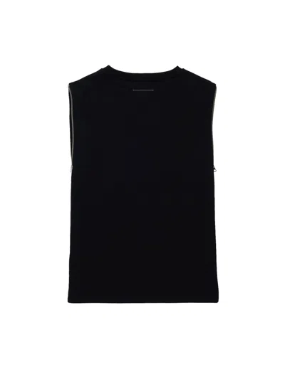 Mm6 Maison Margiela Kids' Dress With Logo In Black