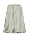 Mm6 Maison Margiela Viscose Satin Mini Dress In Iguana
