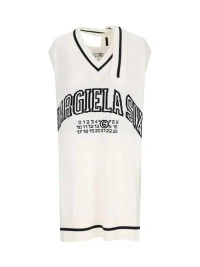 Mm6 Maison Margiela Dresses In White