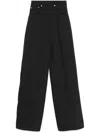 Mm6 Maison Margiela Drop-crotch Jeans In Black