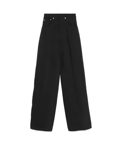Mm6 Maison Margiela Drop-crotch Jeans In Black