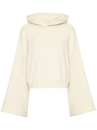 Mm6 Maison Margiela Cotton Sweatshirt With Wide Sleeves In Multicolor