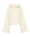 Mm6 Maison Margiela Drop-shoulder Hooded Sweatshirt In White