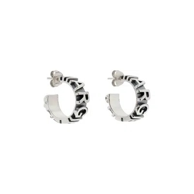 Pre-owned Mm6 Maison Margiela Earrings 'brunito' | Silver | Men's Size Onesize