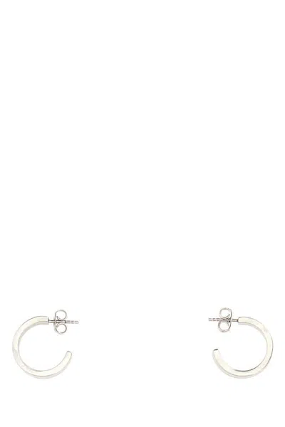 Mm6 Maison Margiela Silver Classic Earrings