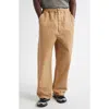 Mm6 Maison Margiela Elastic Waist Carpenter Pants In Brown