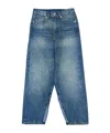 Mm6 Maison Margiela Straight Leg Cotton Jeans In Blue