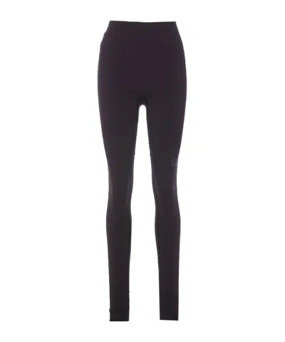MM6 MAISON MARGIELA MM6 MAISON MARGIELA X SALOMON LOGO PRINTED TROUSERS