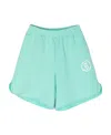Mm6 Maison Margiela Elastic Waist Shorts In Green