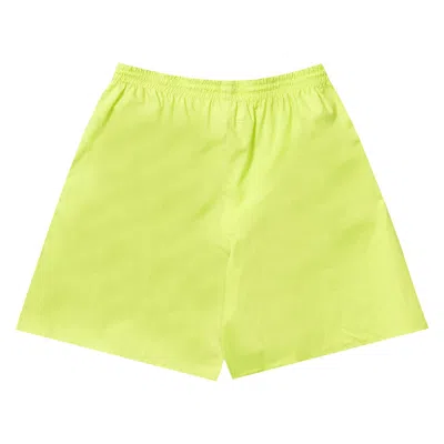 Pre-owned Mm6 Maison Margiela Elastic Waist Shorts 'green'
