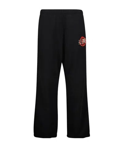 Mm6 Maison Margiela Elastic Waist Sweatpants In Black