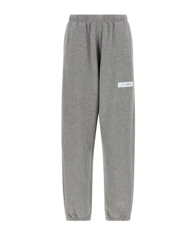 Mm6 Maison Margiela Jogger Trousers Stretch Waistband And Cuffs In Gray