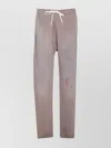Mm6 Maison Margiela Elastic Waistband Track Pants With Paint Splatter