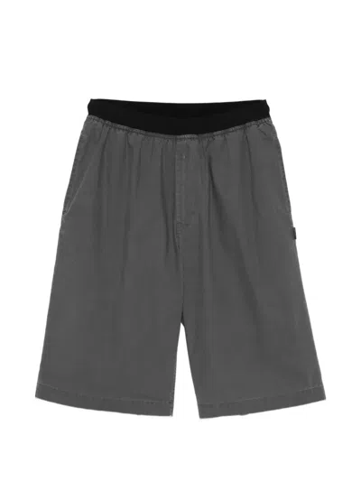 Mm6 Maison Margiela Elasticated Shorts In Black