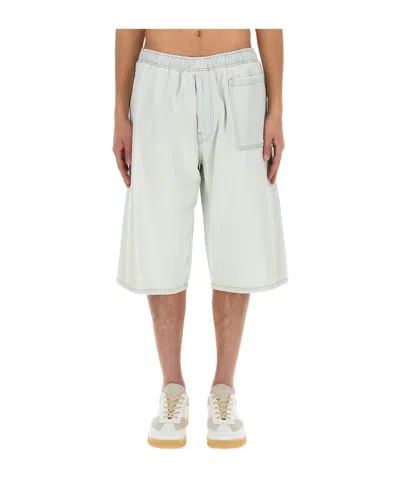 MM6 MAISON MARGIELA MM6 MAISON MARGIELA OVERSIZED DENIM BERMUDA SHORTS