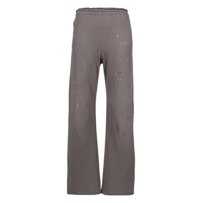 Mm6 Maison Margiela Elasticated Waistband Track Pants In Brown