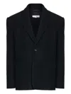 Mm6 Maison Margiela Elbow-patch Blazer In Black