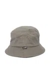 Mm6 Maison Margiela Embroidered Bucket Hat In Gray