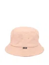 Mm6 Maison Margiela Embroidered Bucket Hat In Pink