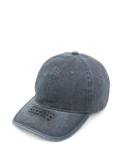 Mm6 Maison Margiela Embroidered Logo Cotton Baseball Cap In Neutral