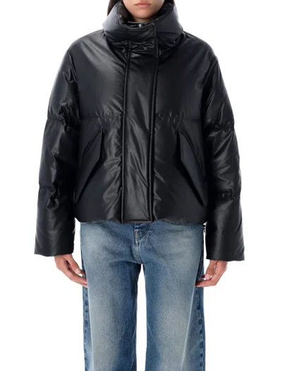 MM6 MAISON MARGIELA EMBROIDERED PUFFER JACKET