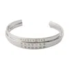Mm6 Maison Margiela Triple Logo Bracelet
