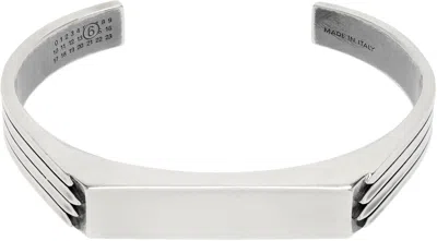 Mm6 Maison Margiela Engraved-logo Bracelet