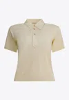 Mm6 Maison Margiela Essential Polo T-shirt In Neutral