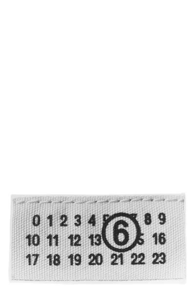 Mm6 Maison Margiela 'etichetta Numeric' Clutch In White
