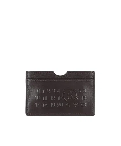 Mm6 Maison Margiela Fashion Leather Card Holder In Pink