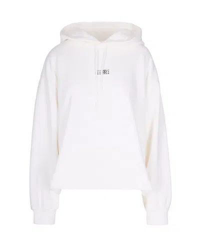 Mm6 Maison Margiela Fashionable Off-white Mini Sweater For Women