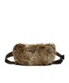Mm6 Maison Margiela Faux Fur Belt Bag