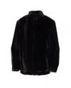 Mm6 Maison Margiela Faux Fur Jacket In Brown