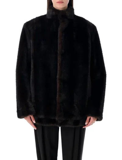 MM6 MAISON MARGIELA MM6 MAISON MARGIELA FAUX FUR JACKET
