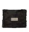 MM6 MAISON MARGIELA MM6 MAISON MARGIELA FAUX FUR NUMERIC BIFOLD WALLET